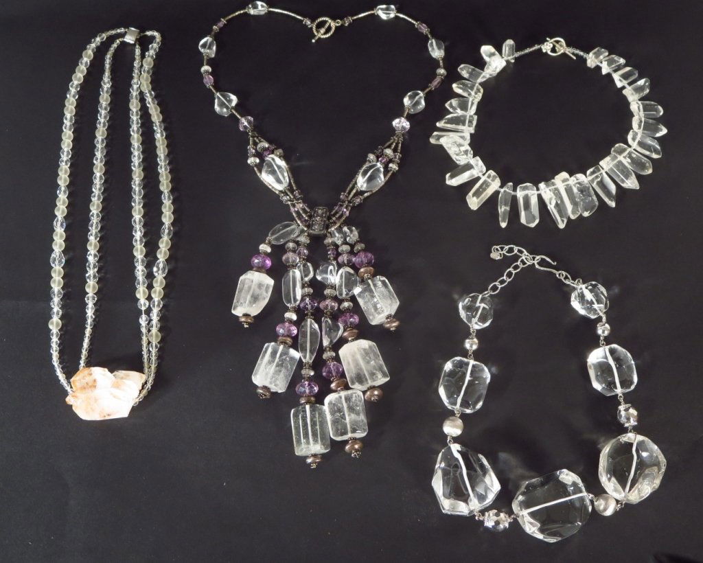 Rock Crystal Necklace & Others (1 of 9)