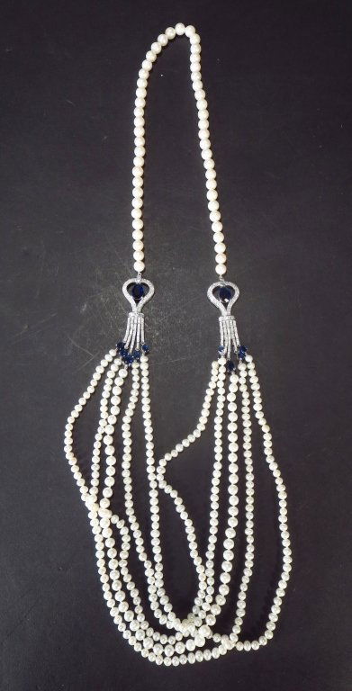 Edwardian Style Pearl Necklace (1 of 7)