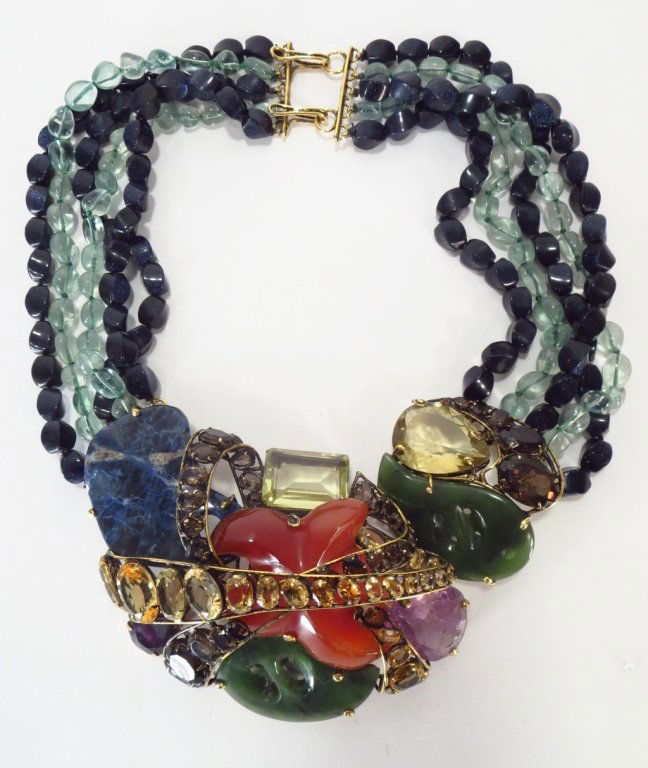 C & D Jewelry Chunky Hardstone Necklace (1 of 7)