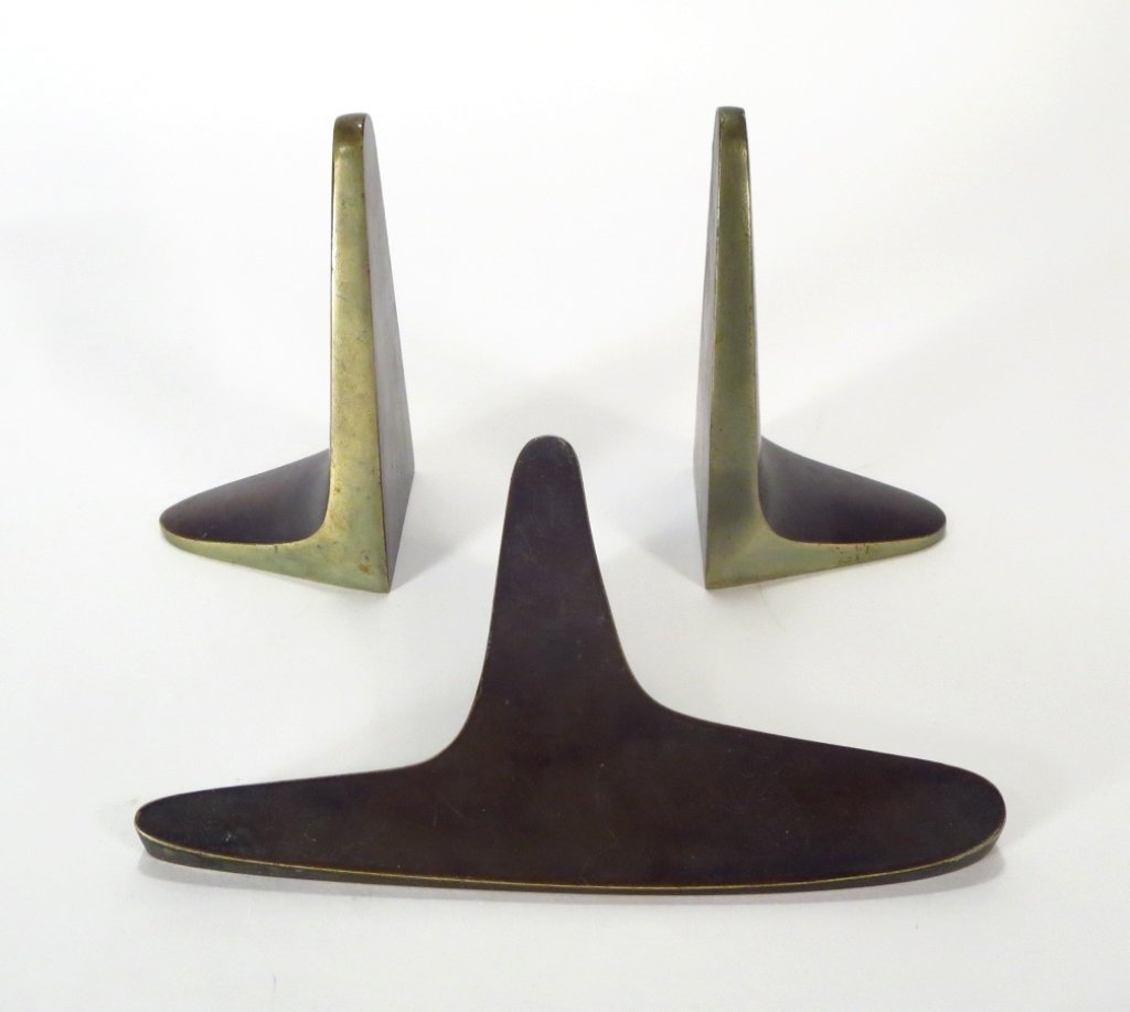 Bronze Viennese Bookends & Paperweight (1 of 6)