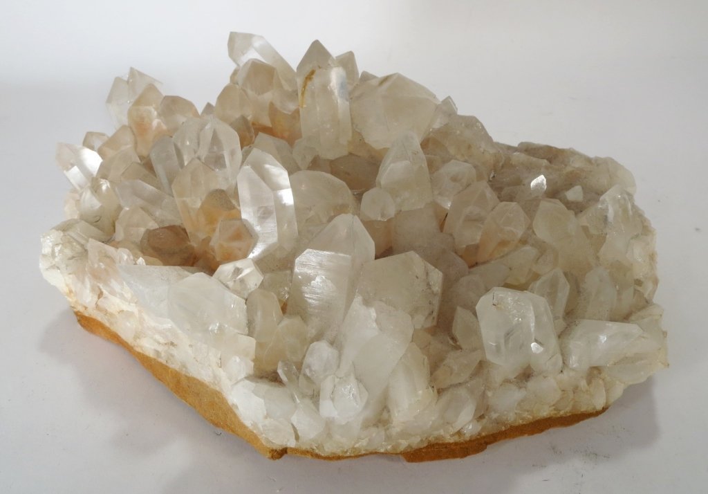 Large Quartz Crystal Three Spears Cluster Geode (1 of 7)