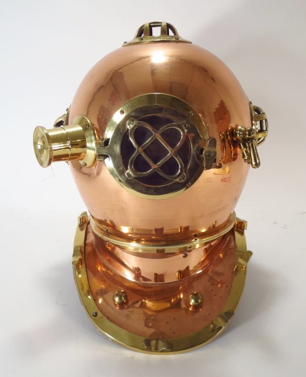 Brass Diving Helmet,  Replica, 20th c. (1 of 5)