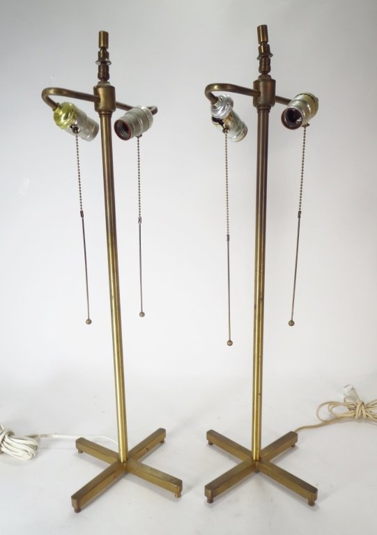 Pair of Midcentuy Brass Table Lamps (1 of 5)