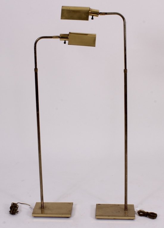 Pr. of Modern George Kovacs Brass Floor Lamps (1 of 6)