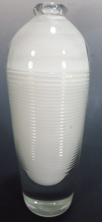 Benjamin Moore, Glass Vase, Signed. (1 of 4)
