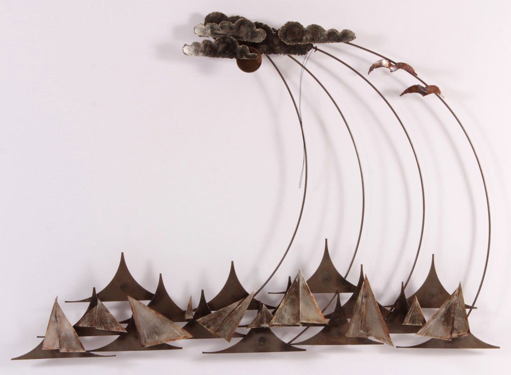 J. Stillman," Regatta on a Cloudy Day" Sculpture (1 of 7)