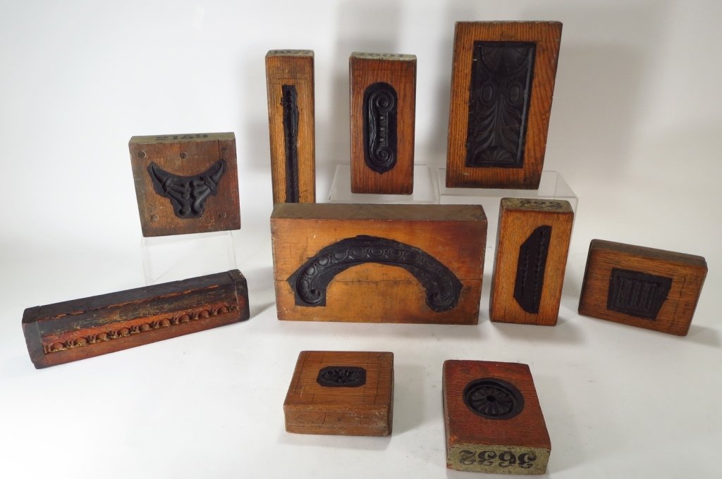 Lot of 10 Vintage Molds Architectual Elements (1 of 5)