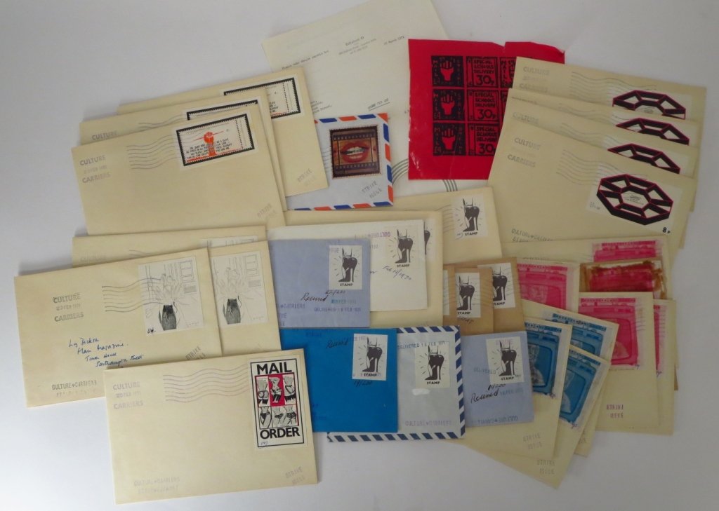 30 pcs Ephemera related to STAMP OUT ART Project (1 of 5)