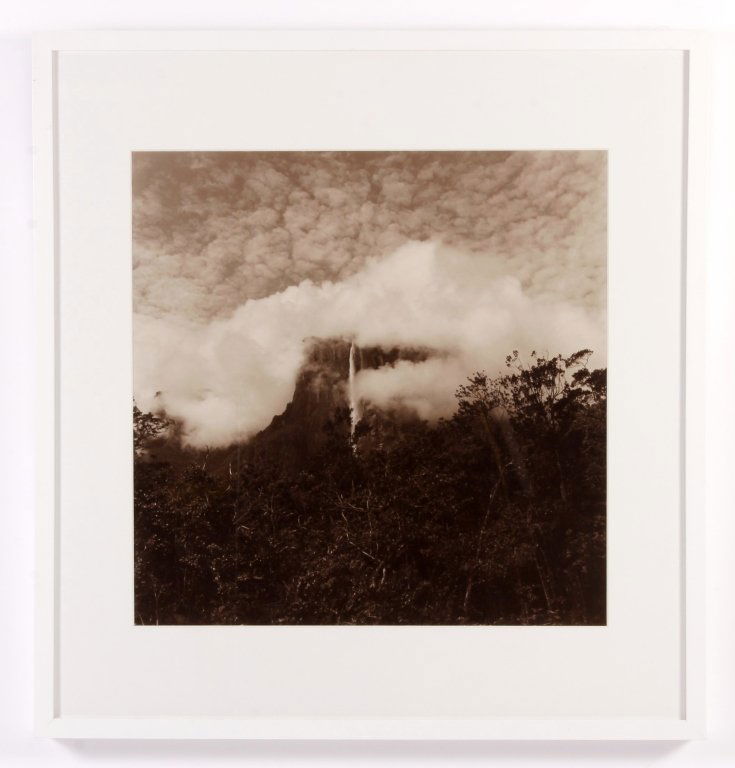Lynn Davis, Angel Falls,Canaima,Venezuela,sil.gel.print: Lynn Davis, American, b. 1944,Angel Falls, Canaima,Venezuela, silver gelatin print, printed under the supervision of the artist. signed verso. Signed, dated, and editioned in ink, with the photographe