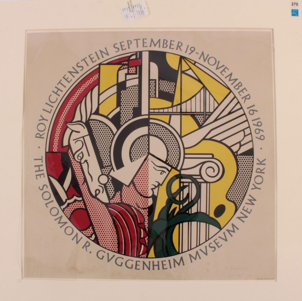 Roy Lichtenstein, "Guggenheim Museum". 1969 Poster (1 of 4)