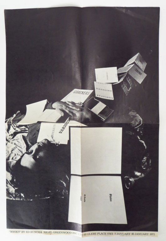 Ed Ruscha at Nigel Greenwood Gallery Poster 1971 (1 of 8)