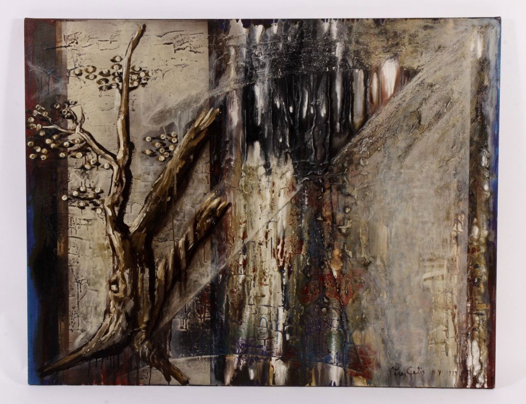 Perez Celis, "Energias de la Tierra" O/C 1993 (1 of 6)