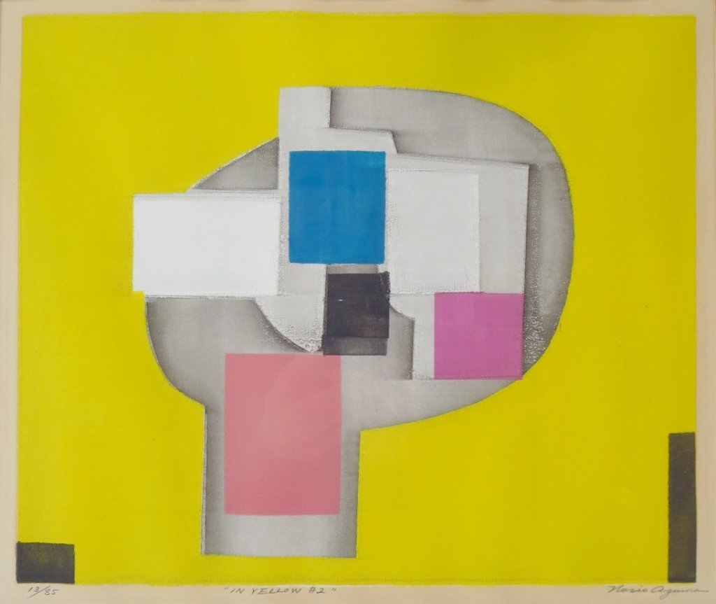 Norio Azuman, Jp., 1928-2004, "In Yellow #2", Prt (1 of 5)