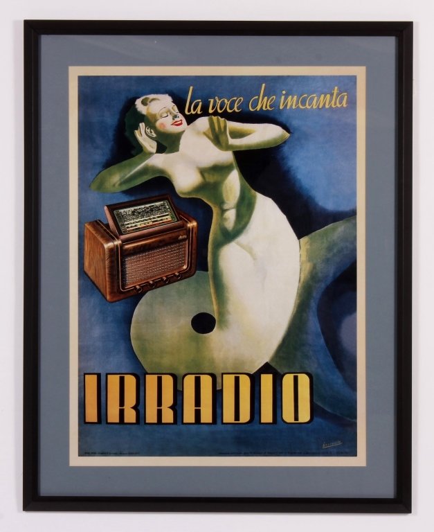 Gino Boccasile, "LaVoce che Incanata Irradio" (1 of 6)