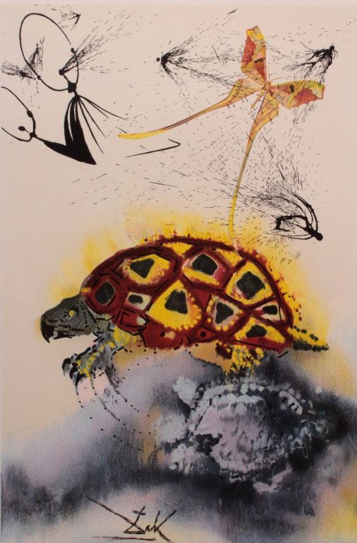 Dali, Sp.1904-1989,"The Mock Turtle's Lament", Prt (1 of 8)