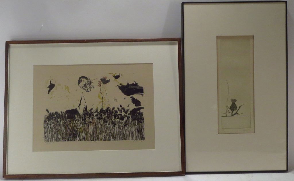 Leonard Baskin, Am., 1922-2000, Two Prints (1 of 8)