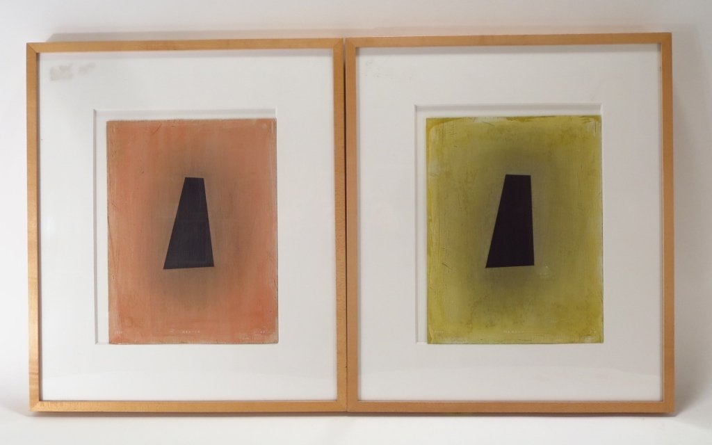 Robert Peterson, Am., 1943-2011, 2 mixed media (1 of 9)