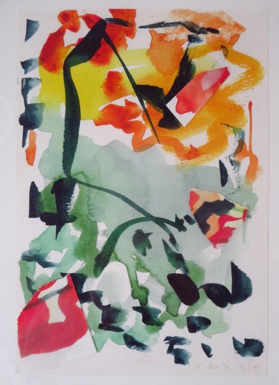 Elaine de Kooning, 1918-89 "Hadrian's Villa II" W/ (1 of 10)