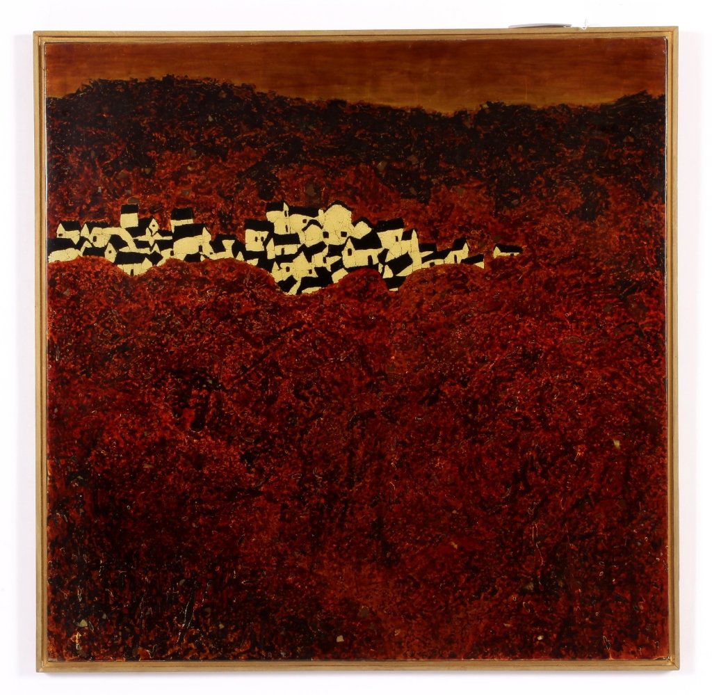 Li Yongqing , CHN,, "Dongting Autumn", lacquer (1 of 5)