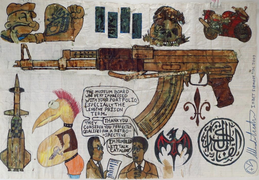 Alfredo Martinez, "Drawings from Prison #22" (1 of 10)
