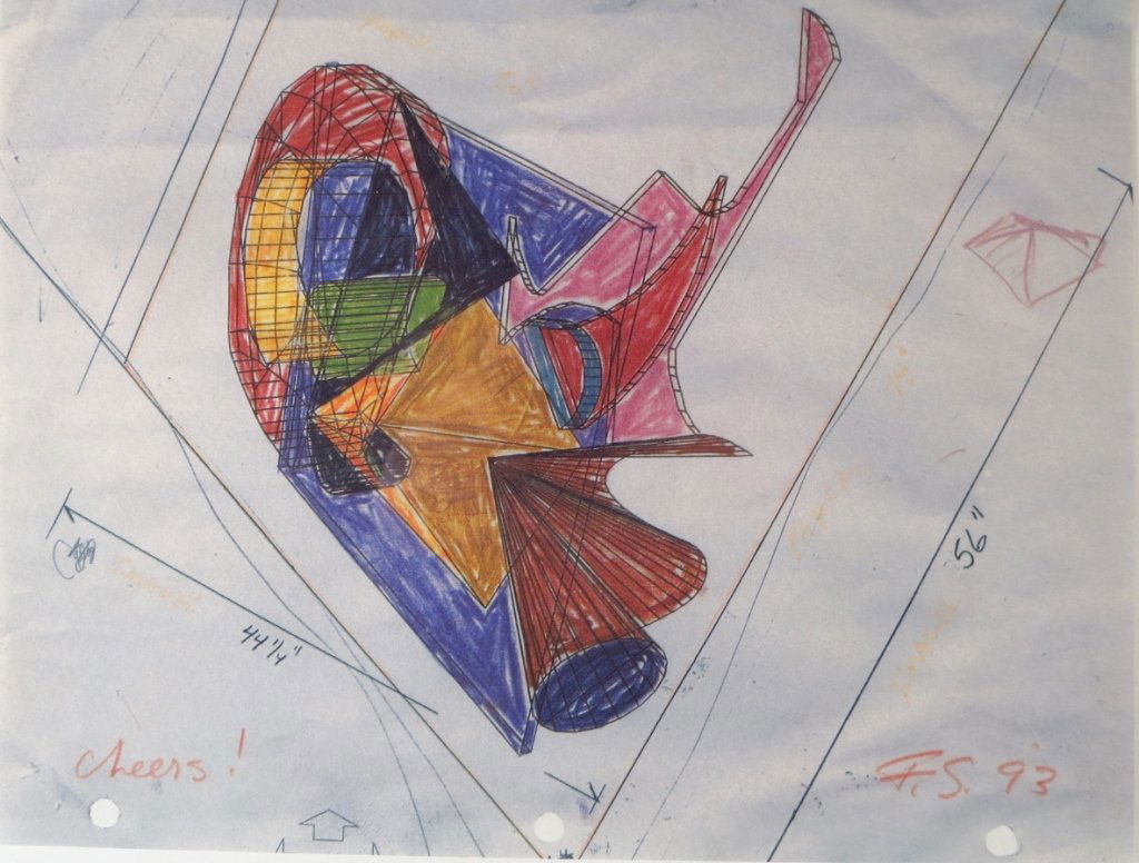 Frank Stella,Am.,Colored Pencil Drawing,mini litho (1 of 8)