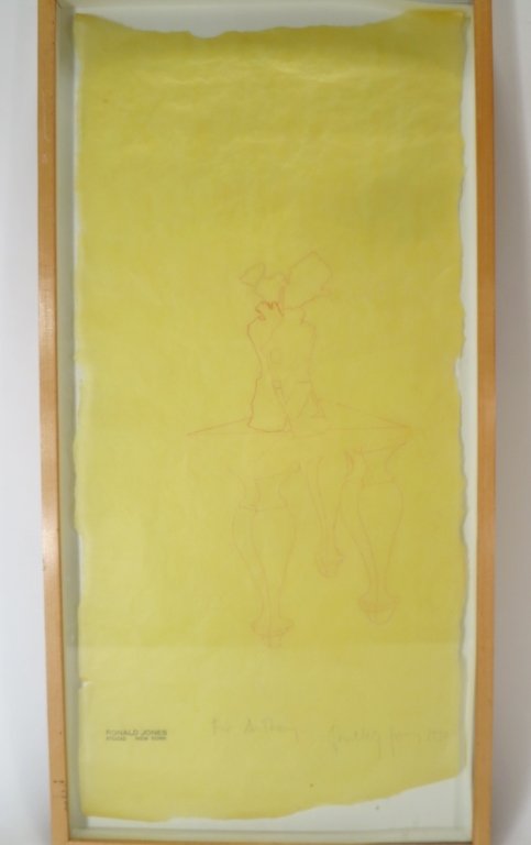 Ronald Jones Untitled Pencil Drawing 1990 (1 of 7)