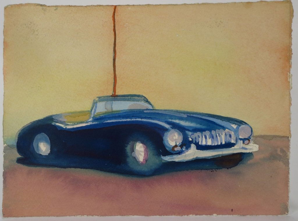 Stephen Lack Blue Car W/C 1992 (1 of 7)