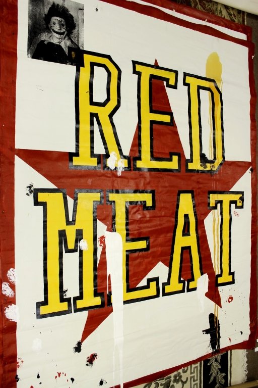 Ford Beckman (Am 1952) Red Meat  Acrylic/C 20th C. (1 of 5)