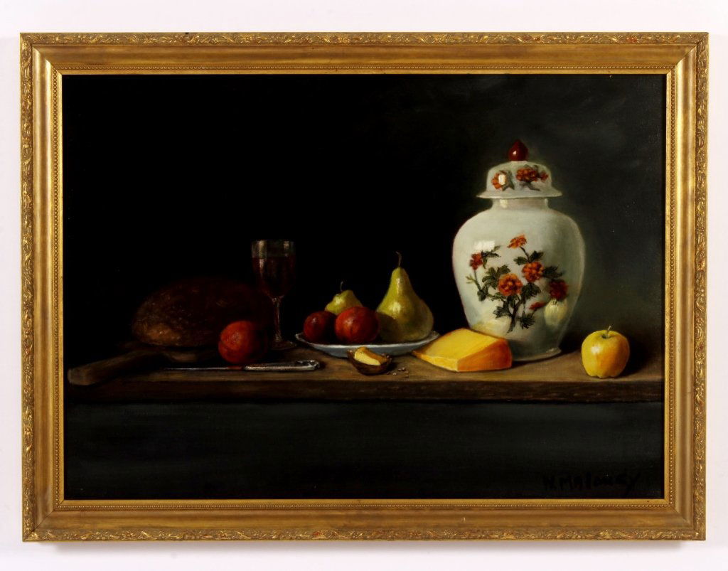 Nancy Maloney, Am., 20th C, Still Life w/ Fruits & (1 of 5)