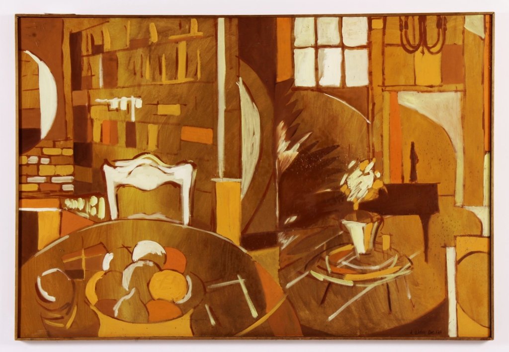 Arnold Weber, Am., Interior w/ Fruit O/C (1 of 5)