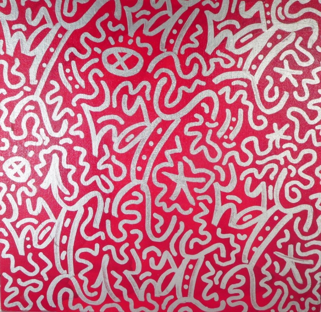 Angel Ortiz LA2 Graffiti  Art  Acrylic 20th C. (1 of 4)