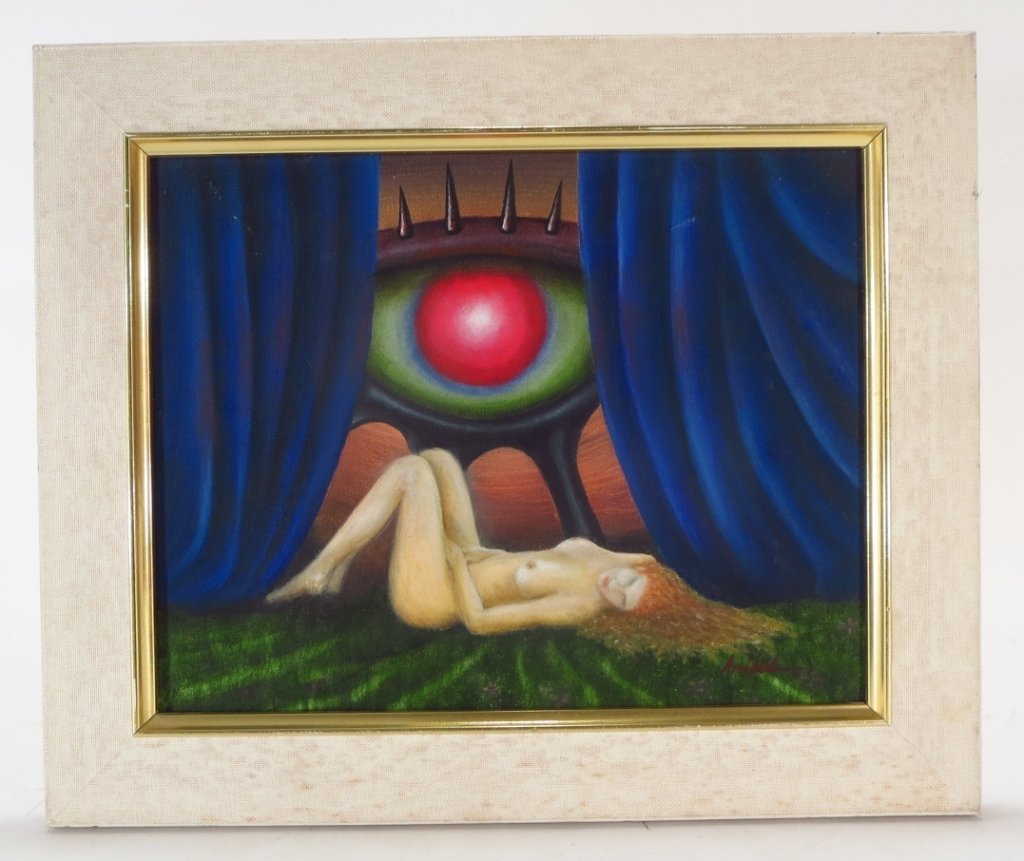 Anibal Fernandez, "El Sueno", o/c, signed (1 of 5)