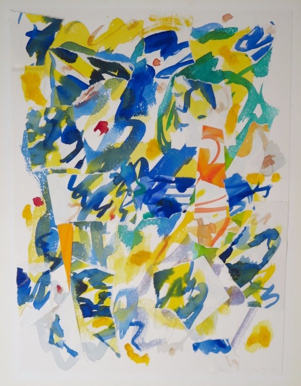 Elaine de Kooning, 1918-89 Possb. "Florentine Gard (1 of 10)