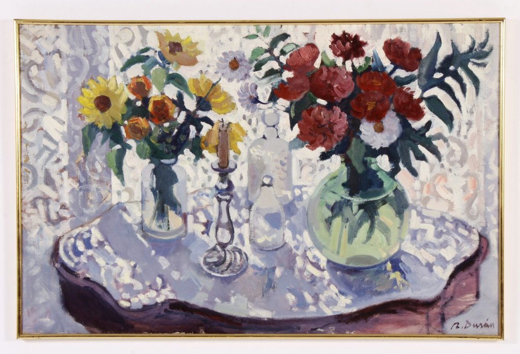 Rafael Duran, Spanish-Catalan, Floral, O/C (1 of 7)