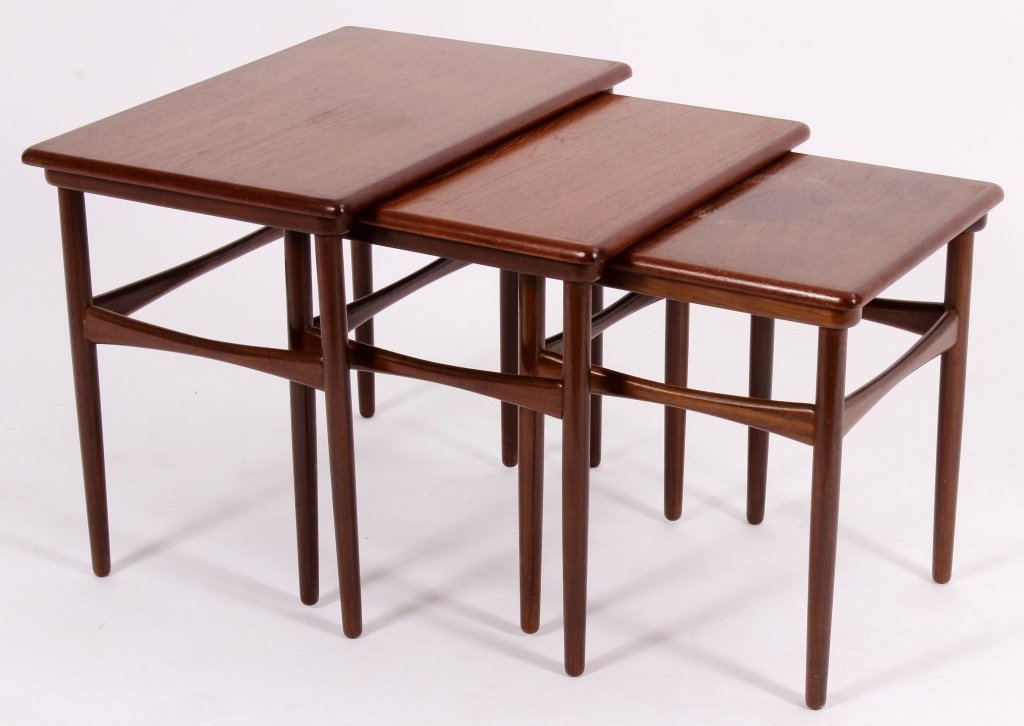 Mid Century Modern Danish Nesting Tables (1 of 5)