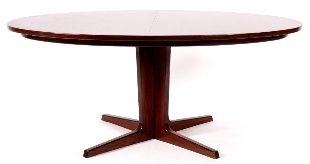 Danish Modern Extension Dining Table, c. 1970 (1 of 4)