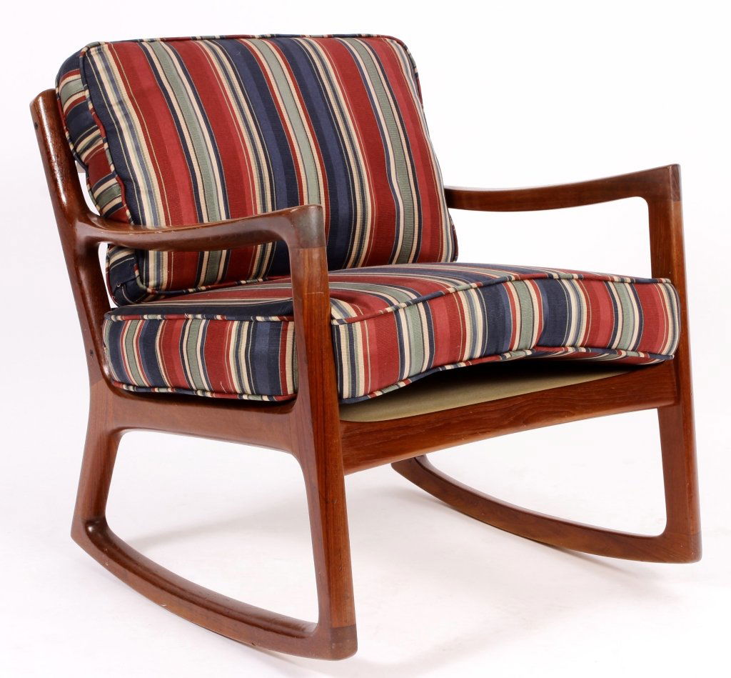 Ole Wanscher Danish Modern Teak Rocking Chair (1 of 6)