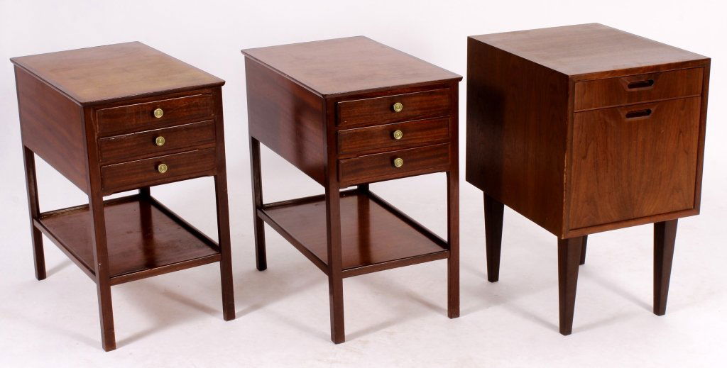 Danish Modern Chest on Legs &  End Table (1 of 8)