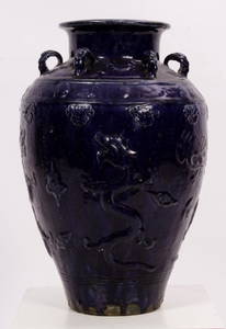 Chinese Qing Dynasty Martaban Storage Jar