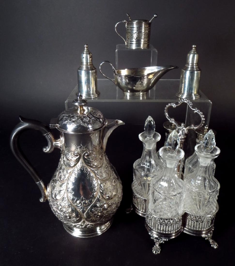 Group Sterling Silver & Silverplate Items, 19th-20 (1 of 8)