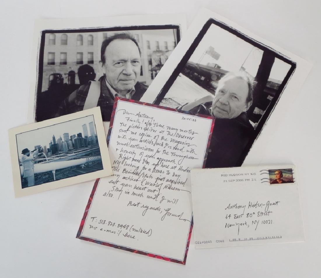 Gerard Malanga Photographs & Letter to Haden-Guest (1 of 6)