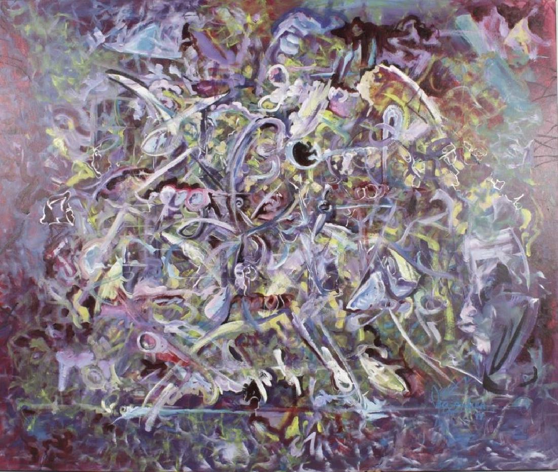 Beau Rucker, 20th/21st C., Colorful Abstract, 1999 (1 of 7)