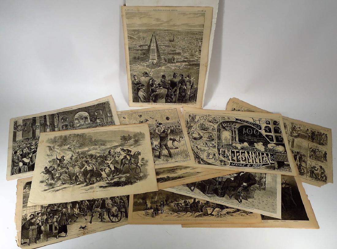 11 Harper's Weekly & Frank Leslie's Ephemera 19thC (1 of 4)