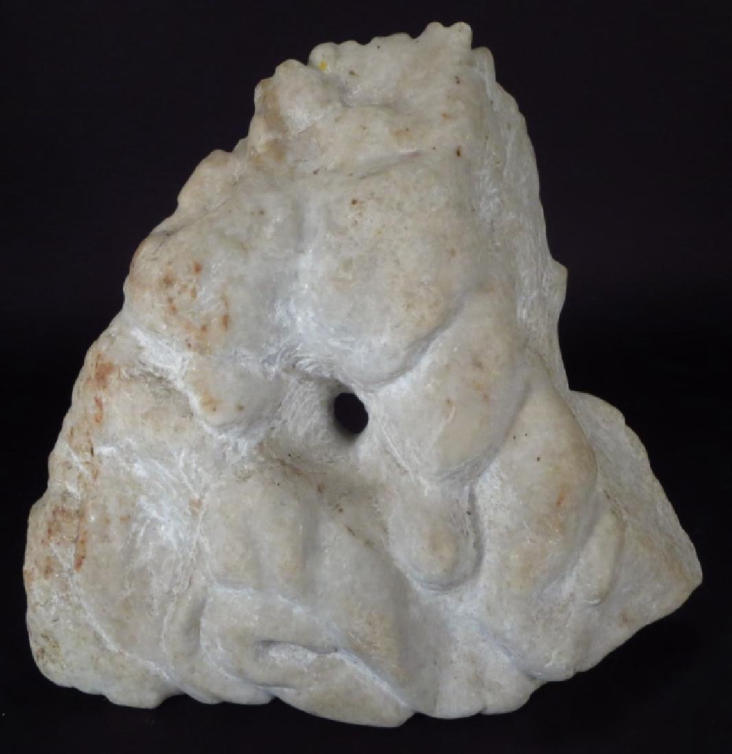 Marble Sculpture Abstract Organic Form (1 of 5)