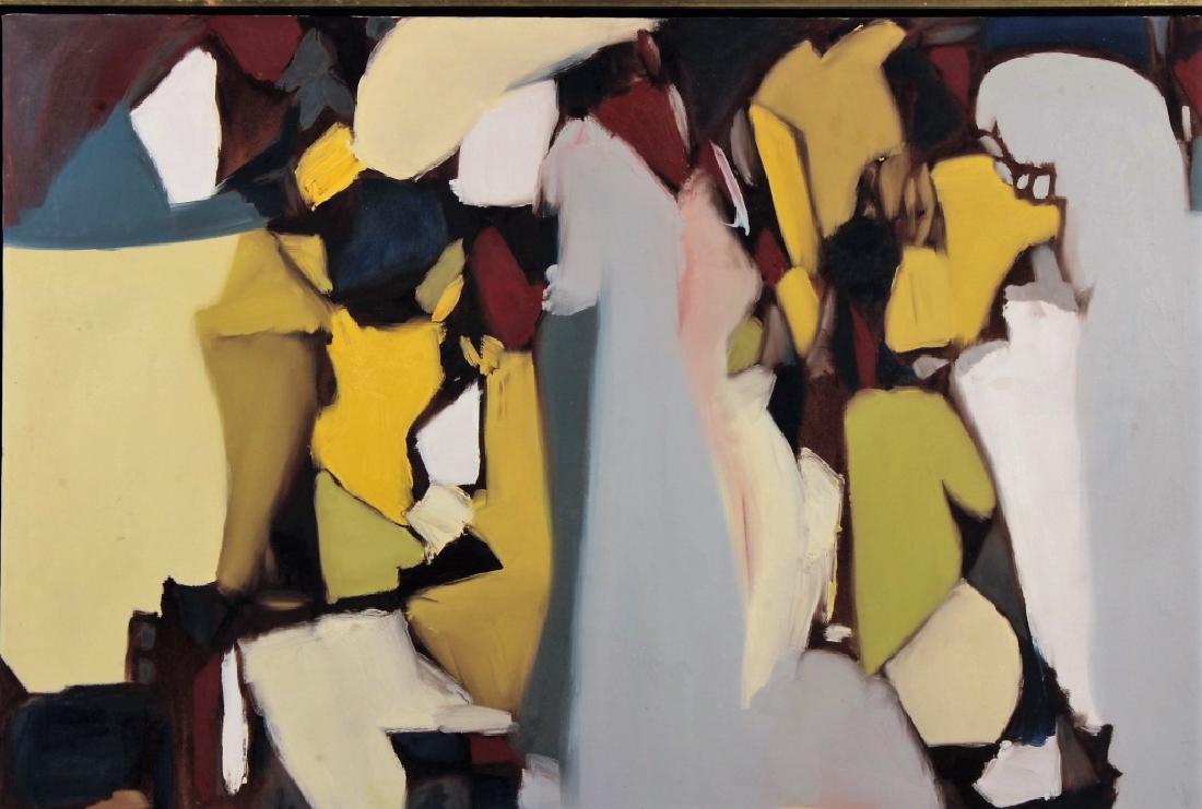 Arnold Weber, Am., 1931-2010, Gray/Yellow, O/C (1 of 5)