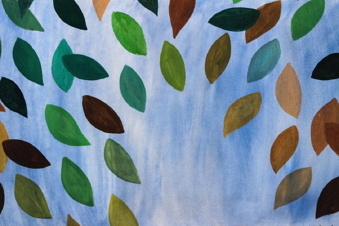 Arnold Weber, 1931-2010, Leaves, o/c (1 of 5)