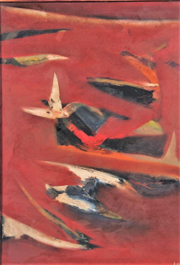 Arnold Weber American 1931-2010, Red,  o/c (1 of 5)
