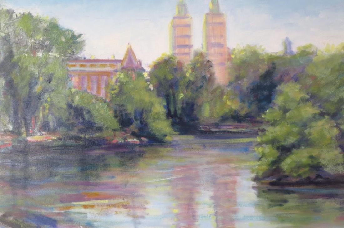 Sandra Rubel, Am. 1945-2015 Central Park West o/c (1 of 3)