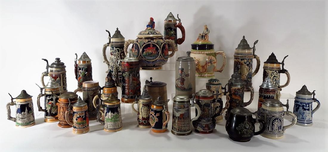 Lot of Steins, German,  20th C. (1 of 7)