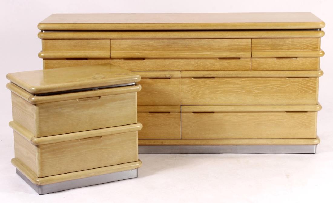 Blonde Oak Credenza by Jay Spectre, c. 1970's (1 of 6)